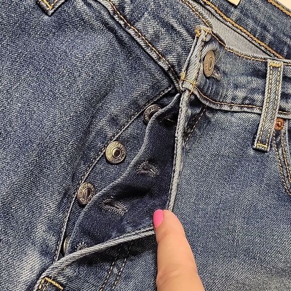 NEW 18W LEVI'S WEDGIE STRAIGHT LEG HIGH RISE BUTTON DENIM JEANS 18 W NWT - Picture 16 of 16